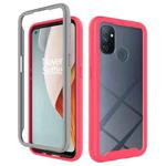 For OnePlus Nord N100 Starry Sky Solid Color Series Shockproof PC + TPU Protective Case(Red)