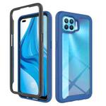 For OPPO A93 Starry Sky Solid Color Series Shockproof PC + TPU Protective Case(Royal Blue)