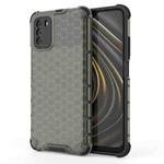 For Xiaomi Poco M3 Shockproof Honeycomb PC + TPU Case(Black)