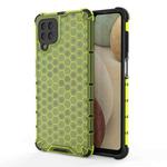 For Samsung Galaxy A12 Shockproof Honeycomb PC + TPU Case(Green)