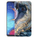 For Samsung Galaxy A20e Marble Shockproof  TPU Protective Case(Abstract Gold)