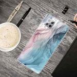 For Samsung Galaxy A42 5G Marble Shockproof  TPU Protective Case(Abstract Gray)