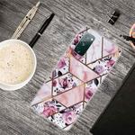 For Samsung Galaxy S20 FE Marble Shockproof  TPU Protective Case(Rhombus Rose)