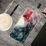 For Samsung Galaxy S21 Ultra 5G Marble Shockproof TPU Protective Case(Abstract Black)