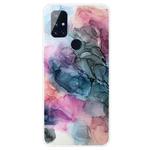 For OnePlus Nord N100 Marble Pattern Shockproof  TPU Protective Case(Abstract Multicolor)