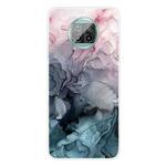 For Xiaomi Mi 10T Lite Marble Pattern Shockproof  TPU Protective Case(Abstract Light Pink)