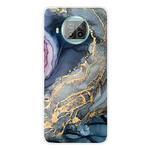 For Xiaomi Mi 10T Lite Marble Pattern Shockproof  TPU Protective Case(Abstract Gold)