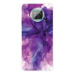 For Xiaomi Mi 10T Lite Marble Pattern Shockproof  TPU Protective Case(Abstract Purple)