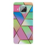 For Xiaomi Mi 10T Lite Marble Pattern Shockproof  TPU Protective Case(Rhombus Gradient)