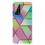 For Xiaomi Mi 10T 5G / 10T Pro 5G Marble Pattern Shockproof  TPU Protective Case(Rhombus Gradient)