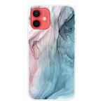 For iPhone 12 mini Marble Pattern Shockproof  TPU Protective Case (Abstract Gray)