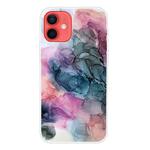 For iPhone 12 mini Marble Pattern Shockproof  TPU Protective Case (Abstract Multicolor)