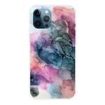 For iPhone 12 Pro Max Marble Pattern Shockproof  TPU Protective Case(Abstract Multicolor)