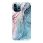 For iPhone 11 Pro Max Marble Pattern Shockproof  TPU Protective Case (Abstract Gray)