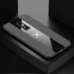 For OnePlus 6 XINLI Stitching Cloth Texture Shockproof TPU Protective Case(Grey)