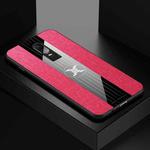 For OnePlus 6 XINLI Stitching Cloth Texture Shockproof TPU Protective Case(Red)