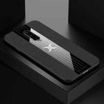 For OnePlus 7 Pro XINLI Stitching Cloth Texture Shockproof TPU Protective Case(Black)