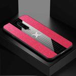 For OnePlus 7 Pro XINLI Stitching Cloth Texture Shockproof TPU Protective Case(Red)