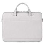 For 13.3-14 inch Laptop Multi-function Laptop Single Shoulder Bag Handbag(Grey)