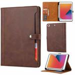 Calf Texture Double Fold Clasp Horizontal Flip Leather Case with Photo Frame & Holder & Card Slots & Wallet For iPad mini 5 / mini 4 / mini 3(Coffee)