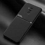 For Huawei Mate 20 Lite Classic Tilt Strip Grain Magnetic Shockproof PC + TPU Case(Black)