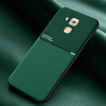 For Huawei Maimang 5 Classic Tilt Strip Grain Magnetic Shockproof PC + TPU Case(Green)