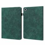For Lenovo Tab M10 Plus TB-X606F Peacock Embossed Pattern TPU + PU Horizontal Flip Leather Case with Holder & Card Slots & Wallet & Sleep / Wake-up Function(Green)