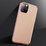 For iPhone 11 Pro Max X-level Knight Series Ultra-thin All-inclusivePU Case(Gold)