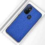For OnePlus Nord N100 Shockproof Cloth Texture PC + TPU Protective Case(Style Blue)