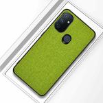 For OnePlus Nord N100 Shockproof Cloth Texture PC + TPU Protective Case(Gree)