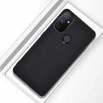 For OnePlus Nord N100 Shockproof Cloth Texture PC + TPU Protective Case(Black)
