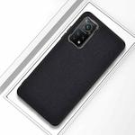 For Xiaomi Mi 10T Pro 5G Shockproof Cloth Texture PC + TPU Protective Case(Black)