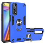 For OPPO Realme 7 / Narzo 20 Pro Armour Series PC + TPU Protective Case with Ring Holder(Dark Blue)