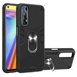 For OPPO Realme 7 / Narzo 20 Pro Armour Series PC + TPU Protective Case with Ring Holder(Black)