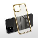 For iPhone 11 X-level Dawn Series Transparent Ultra-thin TPU Case(Gold)