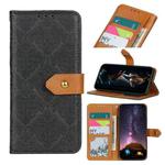 For Google Pixel 5 European Floral Embossed Copper Buckle Horizontal Flip PU Leather Case with Holder & Card Slots & Wallet & Photo Frame(Black)