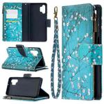 For Samsung Galaxy A32 5G Colored Drawing Pattern Zipper Horizontal Flip Leather Case with Holder & Card Slots & Wallet(Plum Blossom)