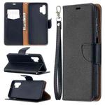 For Samsung Galaxy A32 5G Litchi Texture Pure Color Horizontal Flip PU Leather Case with Holder & Card Slots & Wallet & Lanyard(Black)
