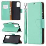 For Samsung Galaxy A72 5G Litchi Texture Pure Color Horizontal Flip PU Leather Case with Holder & Card Slots & Wallet & Lanyard(Green)
