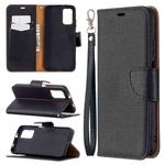 For Xiaomi Poco M3 Litchi Texture Pure Color Horizontal Flip PU Leather Case with Holder & Card Slots & Wallet & Lanyard(Black)