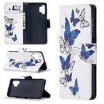 For Samsung Galaxy A32 5G Colored Drawing Pattern Horizontal Flip Leather Case with Holder & Card Slots & Wallet(Butterfly Swarm)
