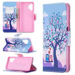 For Samsung Galaxy A32 5G Colored Drawing Pattern Horizontal Flip Leather Case with Holder & Card Slots & Wallet(Tree)