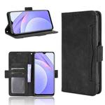 For Xiaomi Redmi 9T & Note 9 4G Skin Feel Calf Pattern Horizontal Flip Leather Case with Holder & Card Slots & Photo Frame(Black)