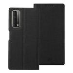 For Huawei P smart 2021 ViLi DMX Series Shockproof TPU + PU Leather Magnetic Attraction Horizontal Flip Case with Card Slot & Holder(Black)