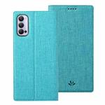 For OPPO Reno4 Pro 5G ViLi DMX Series Shockproof TPU + PU Leather Magnetic Attraction Horizontal Flip Case with Card Slot & Holder(Blue)