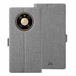 For Huawei Mate 40 Pro ViLi K Series Shockproof TPU + PU Leather Magnetic Buckle Horizontal Flip Case with Card Slots & Wallet & Holder(Grey)