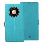 For Huawei Mate 40 Pro ViLi K Series Shockproof TPU + PU Leather Magnetic Buckle Horizontal Flip Case with Card Slots & Wallet & Holder(Blue)
