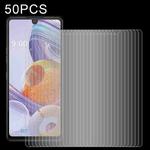 For LG Stylo 6 50 PCS 0.26mm 9H 2.5D Tempered Glass Film