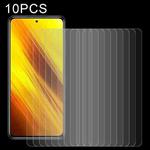 For Xiaomi Poco X3 10 PCS 0.26mm 9H 2.5D Tempered Glass Film
