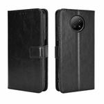 For Xiaomi Redmi Note 9T 5G / Note 9 5G Retro Crazy Horse Texture Horizontal Flip Leather Case with Holder & Card Slots & Photo Frame(Black)